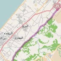 post offices in Palestine: area map for (39) Al Buraij